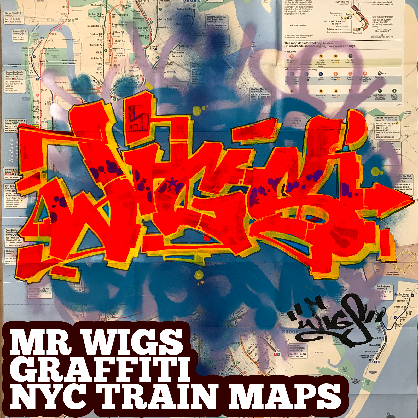 graffiti map wigs red dawn a
