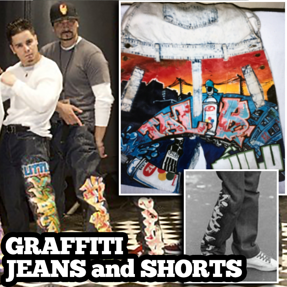 graffiti jeans